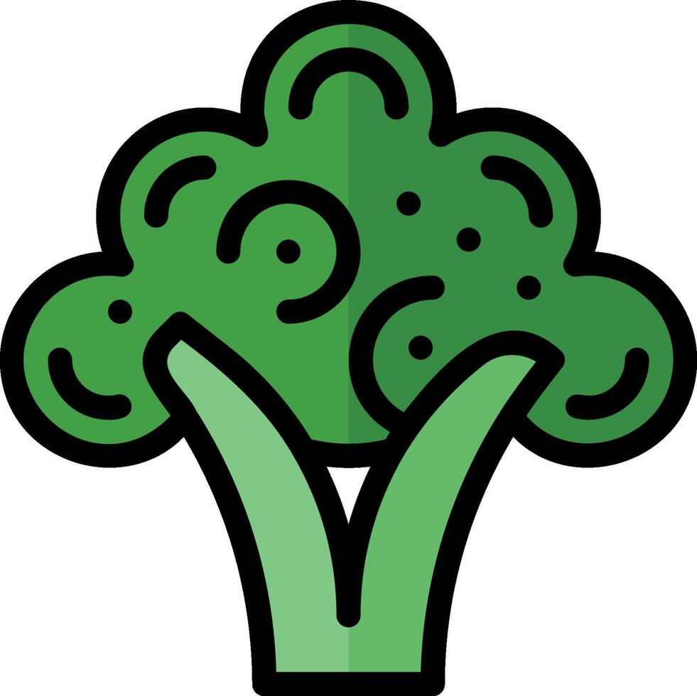 Broccoli icon illustration vector