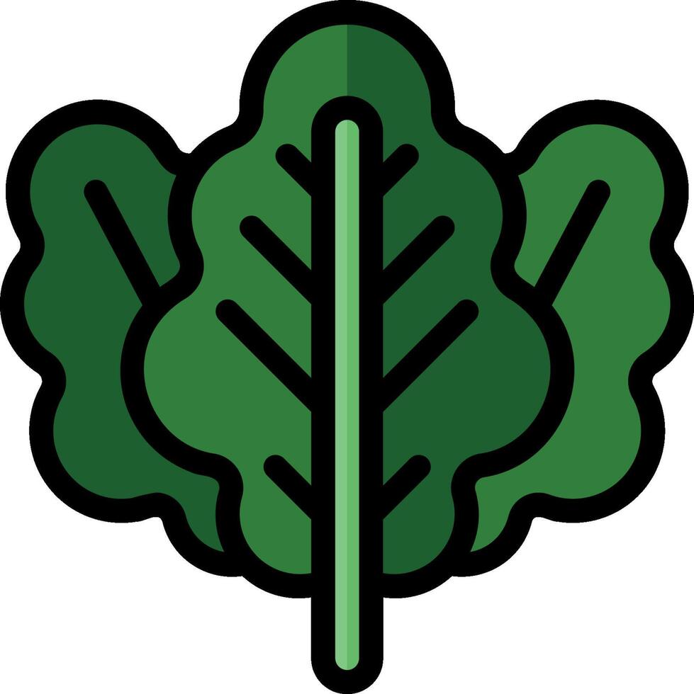 A green leaf icon on a white background vector