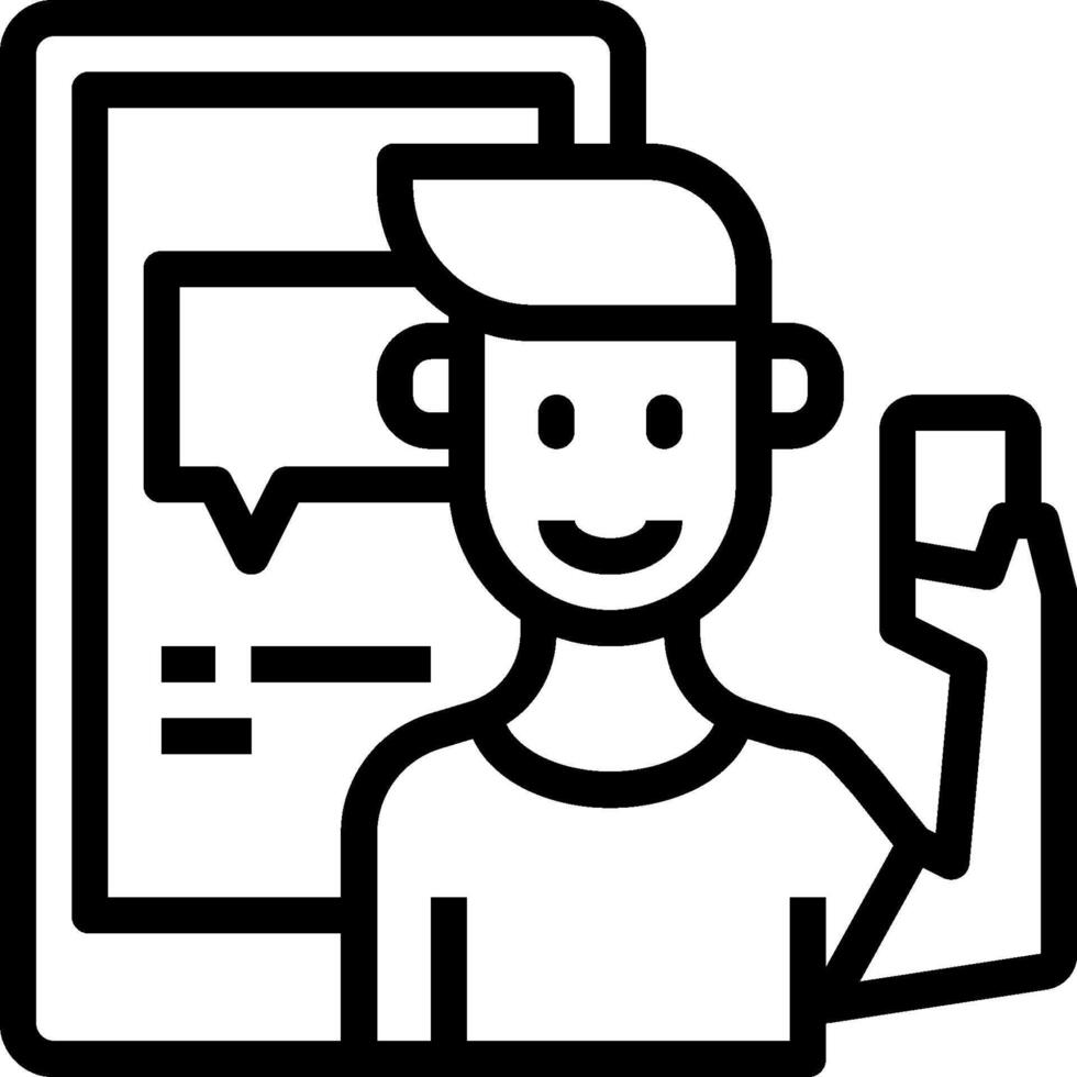A man holding a phone and a credit card vector
