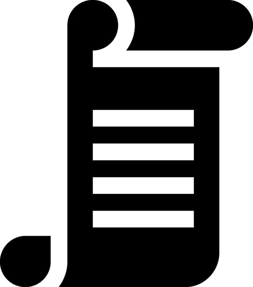 A black and white icon of a musical note vector