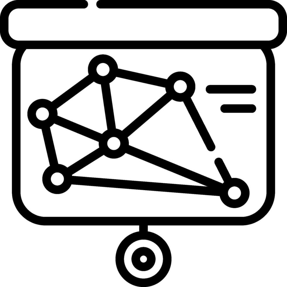A black and white icon of a computer screen vector