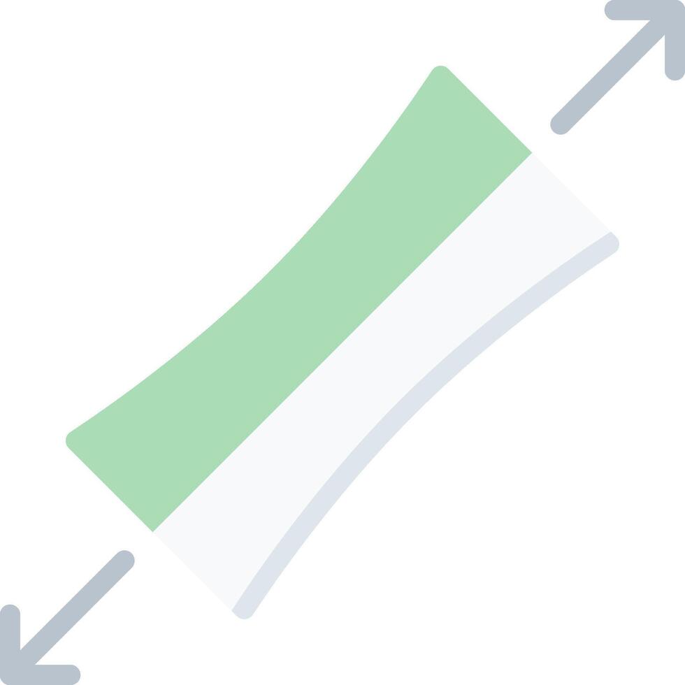 A green and white bar with two arrows pointing down vector