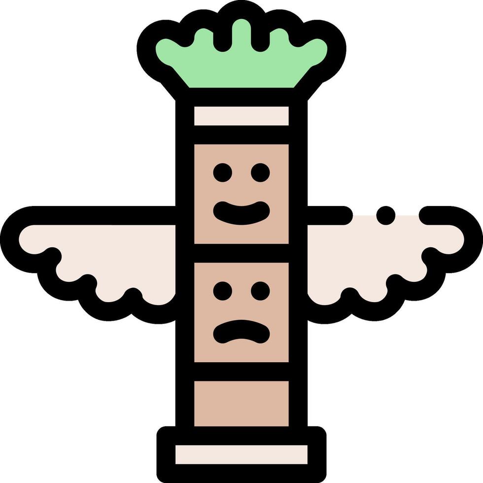 A cartoon of a tower with a crown on top vector
