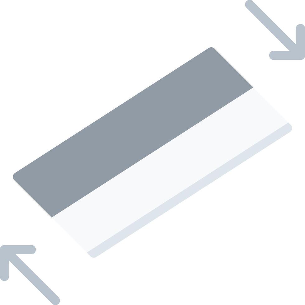 A white and gray card with a gray stripe vector