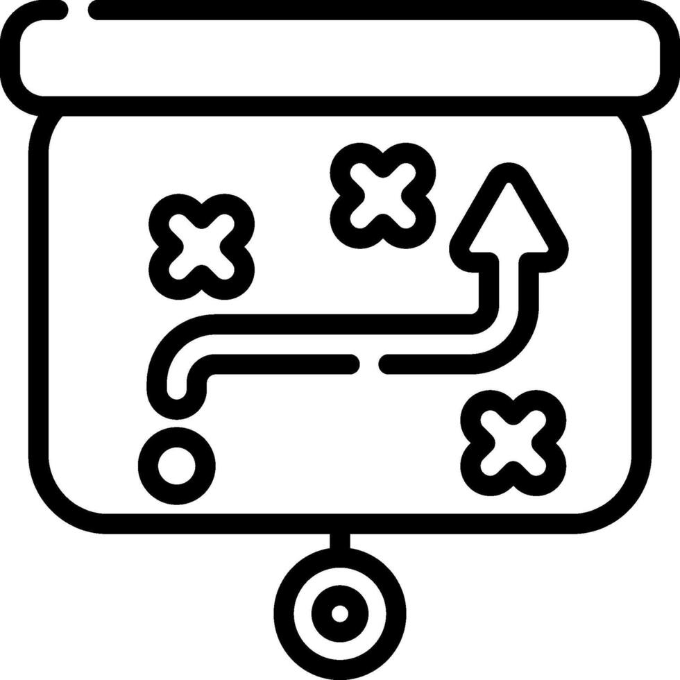 A black and white icon of a box with arrows vector