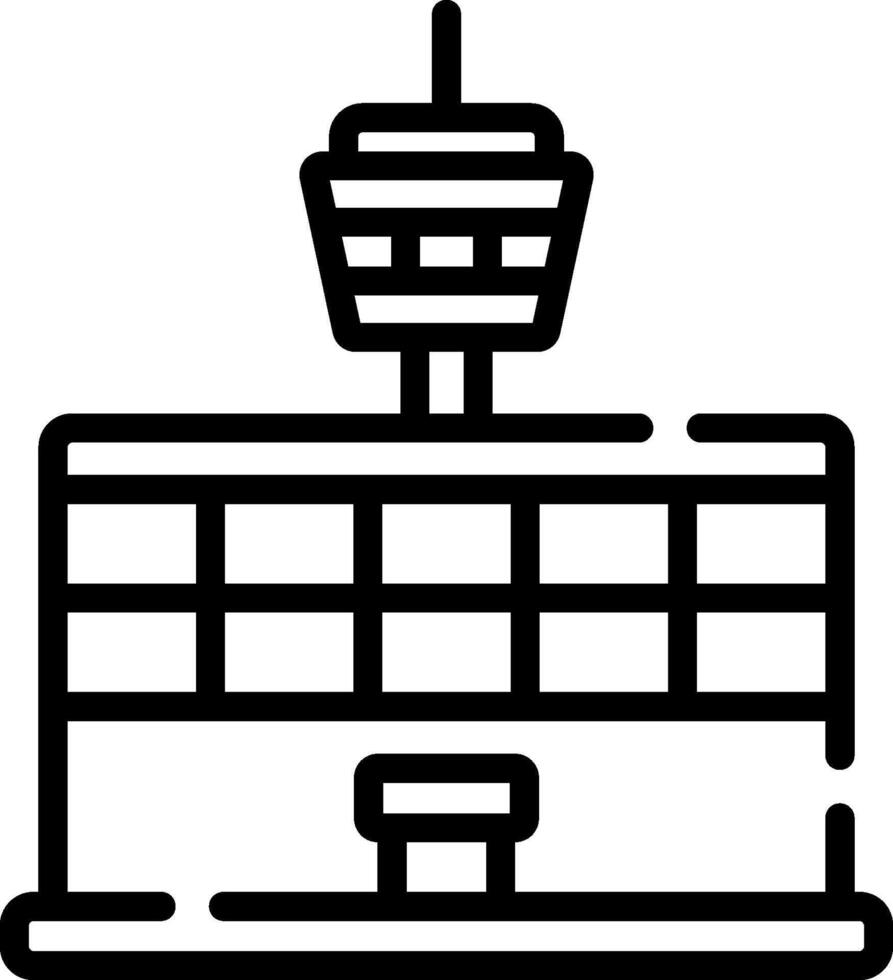 Airport icon illustration vector