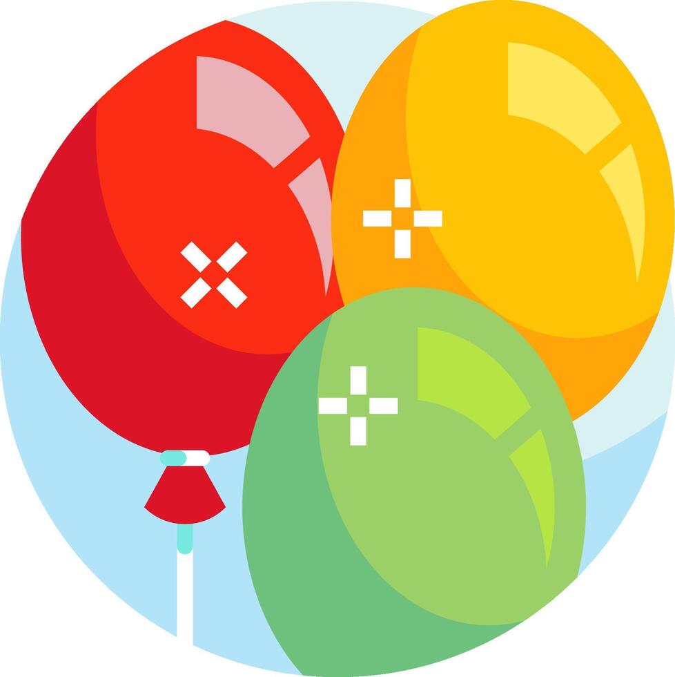A bunch of balloons vector