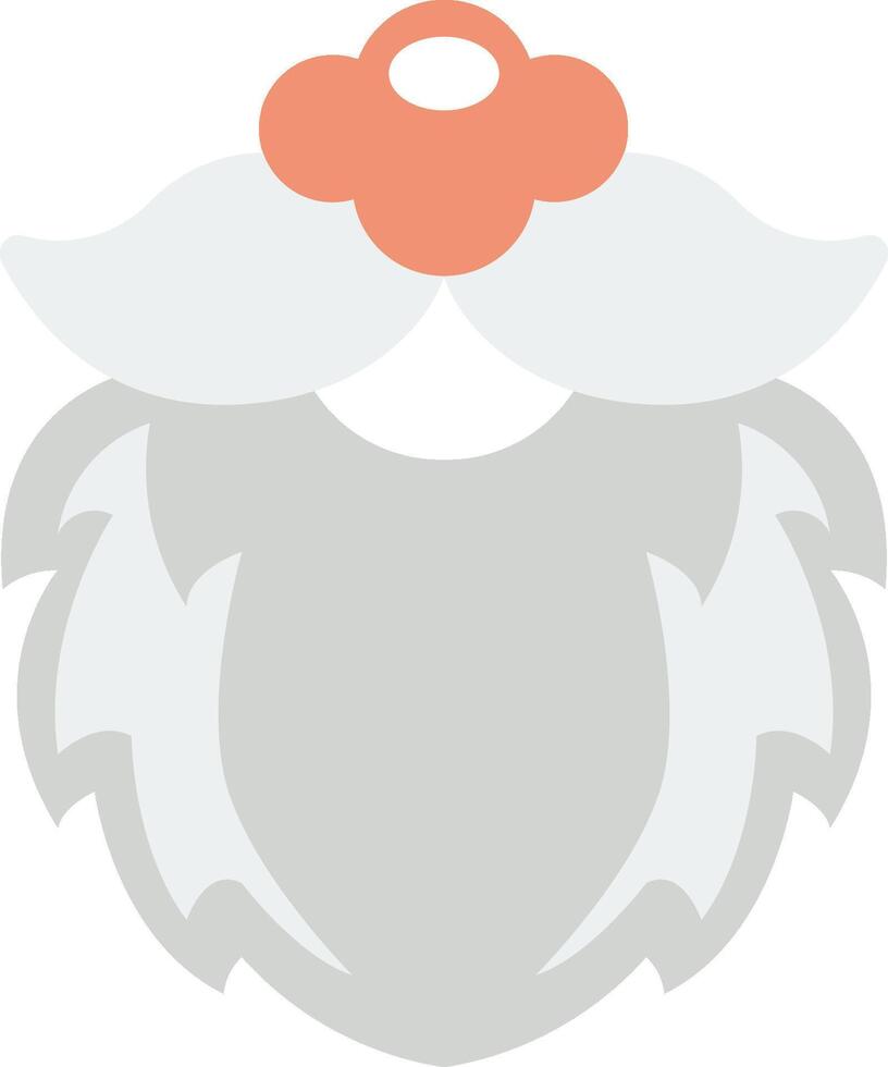 Santa beard clipart vector