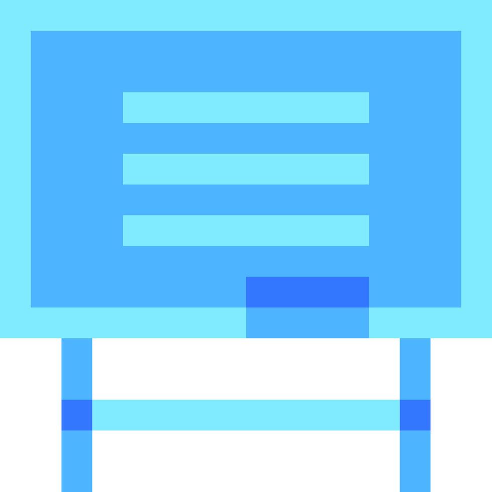 A blue and white sign with a blue background vector