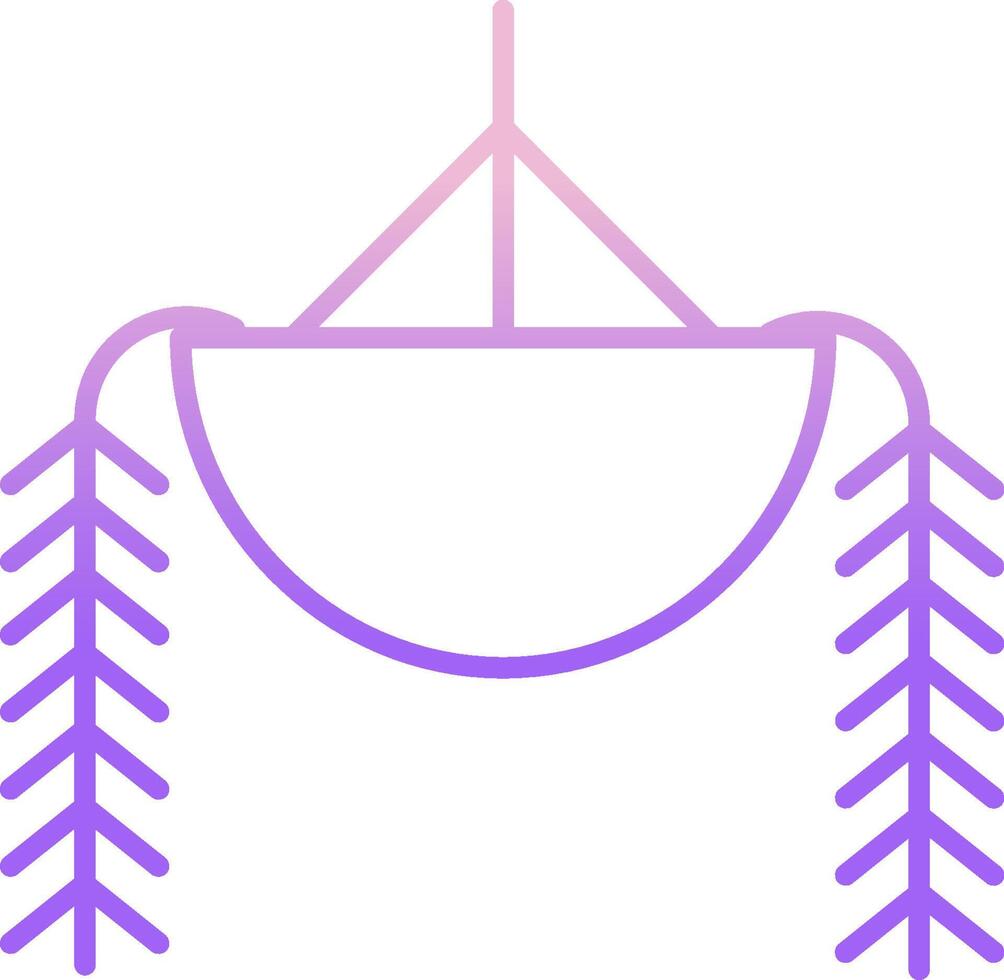 A purple and white logo with a boat and a tree vector