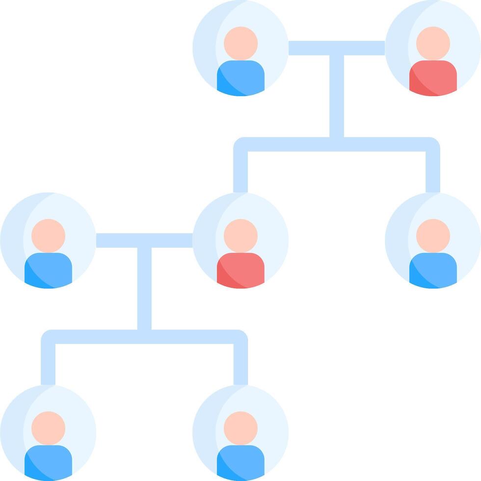 A family tree with people in it vector