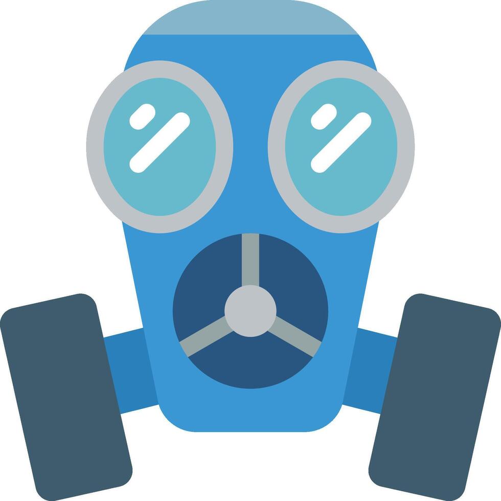 A gas mask icon on a white background vector