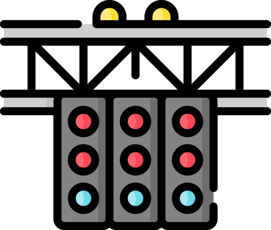 Traffic light icon illustration design vector