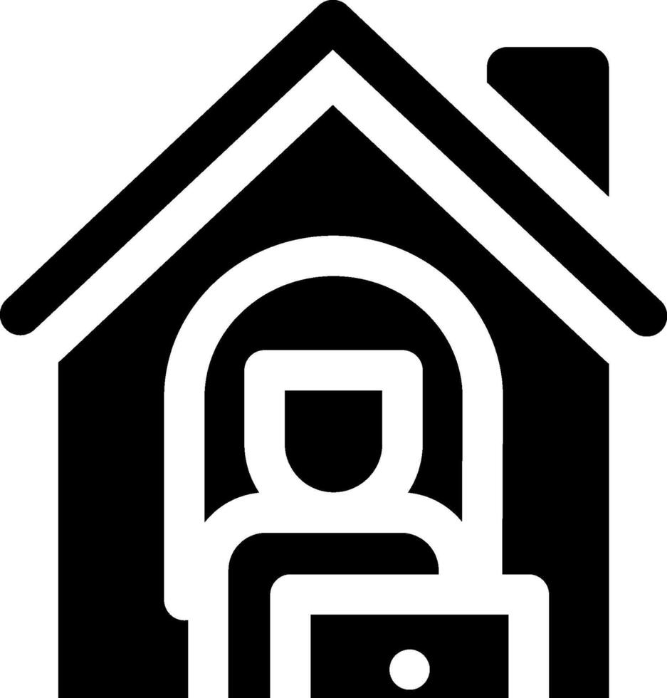 Home office icon vector