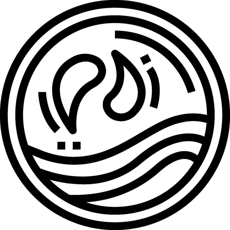 The logo for the water company vector