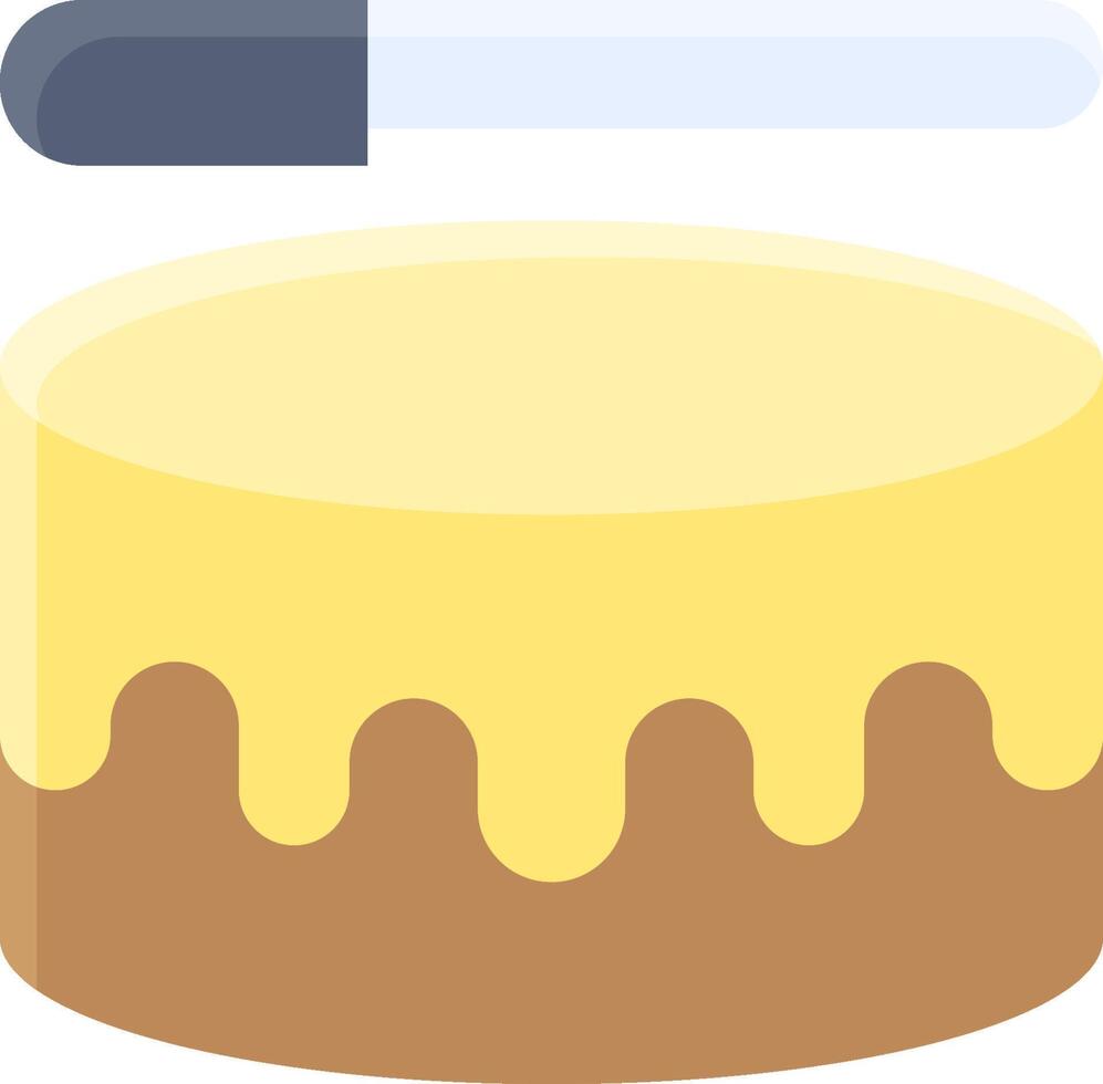 Cake icon with knife and fork vector