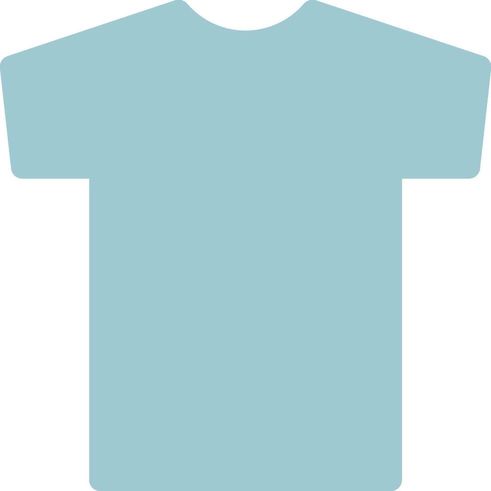 A blue t - shirt on a white background vector