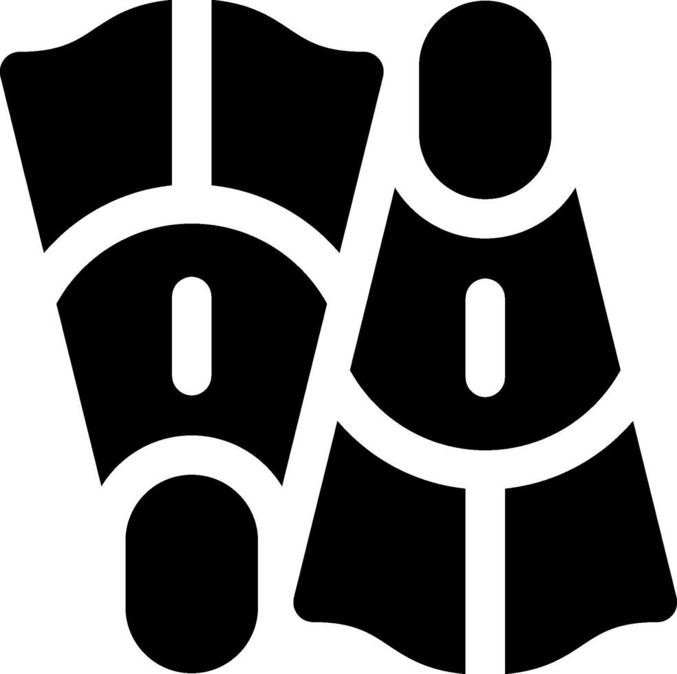 A black and white icon of two people vector