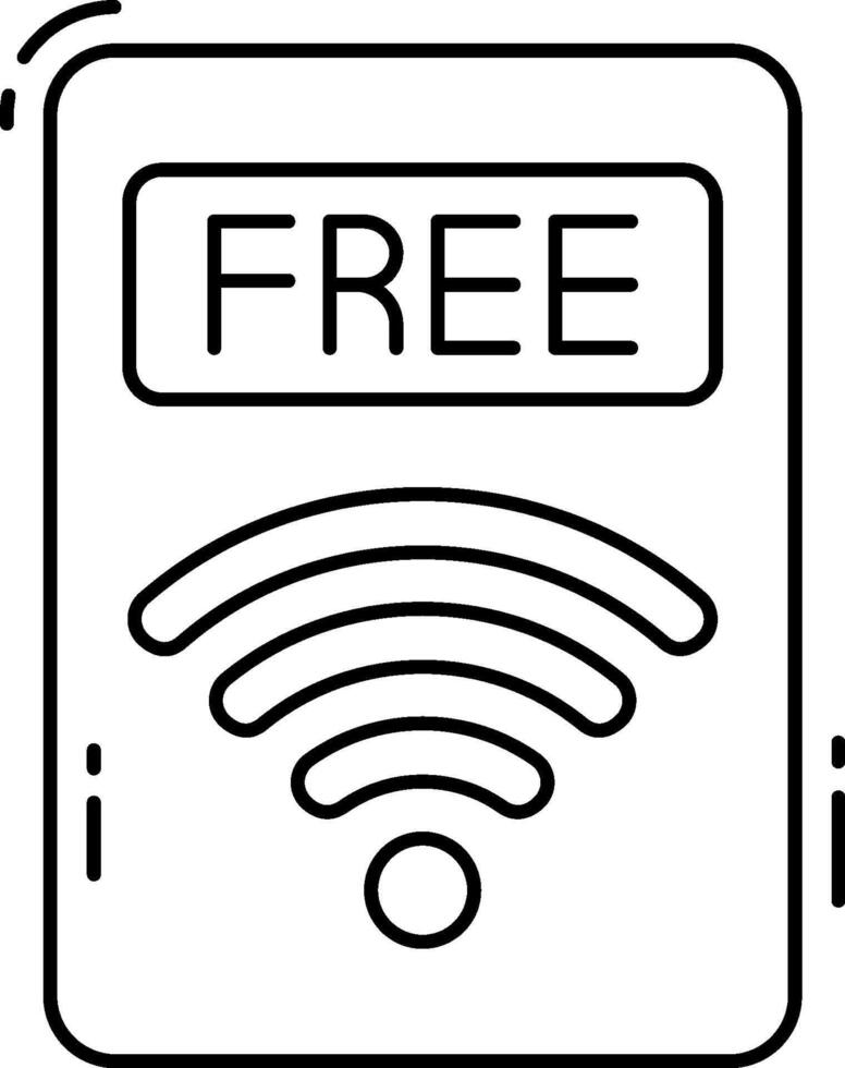 Free wifi icon illustration vector