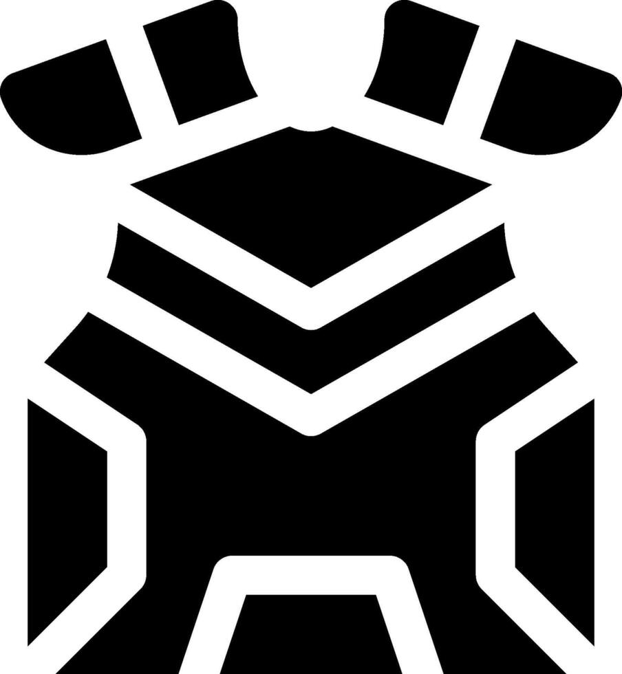 A black and white logo of a helmet vector
