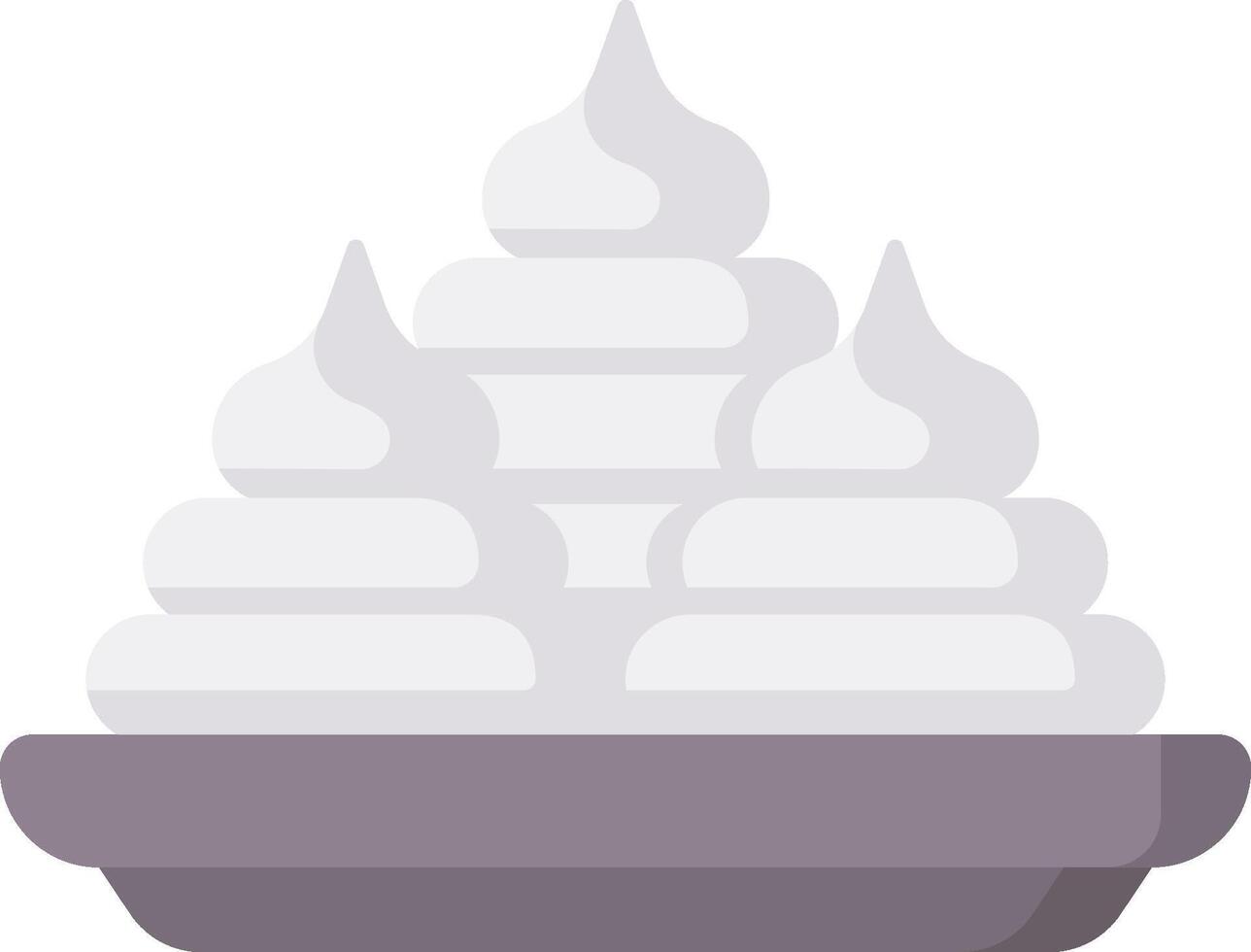 Ice cream dessert icon illustration design vector