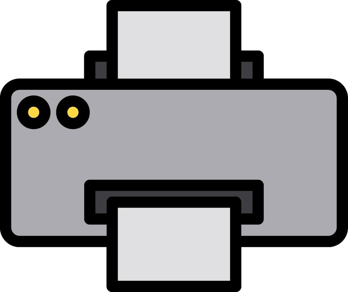 Printer icon on white background vector