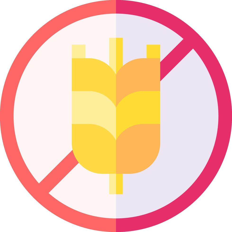 No wheat icon vector