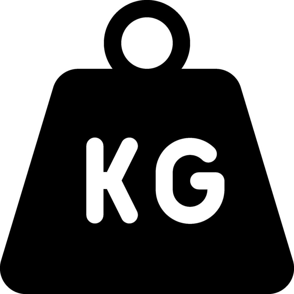Kg weight scale icon illustration vector