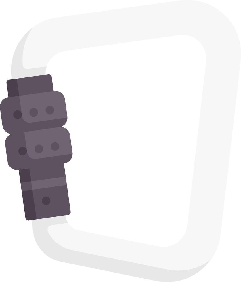 A white square with a black handle on it vector