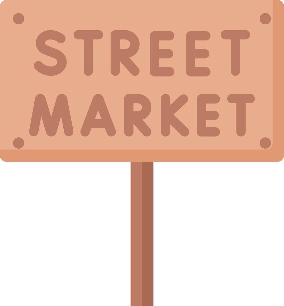 Street market clipart vector