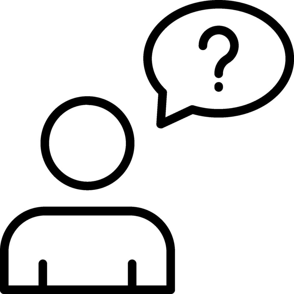 Question mark icon vector