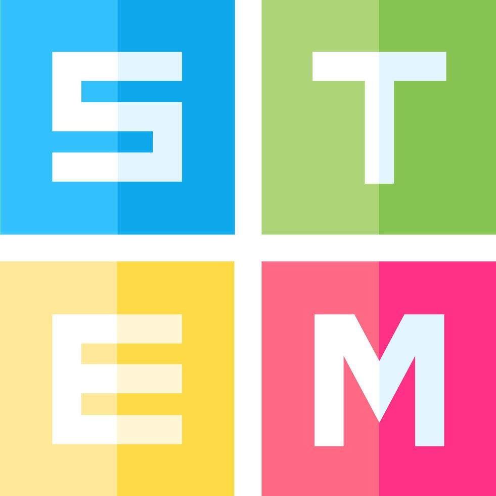 Stem education app for kids vector
