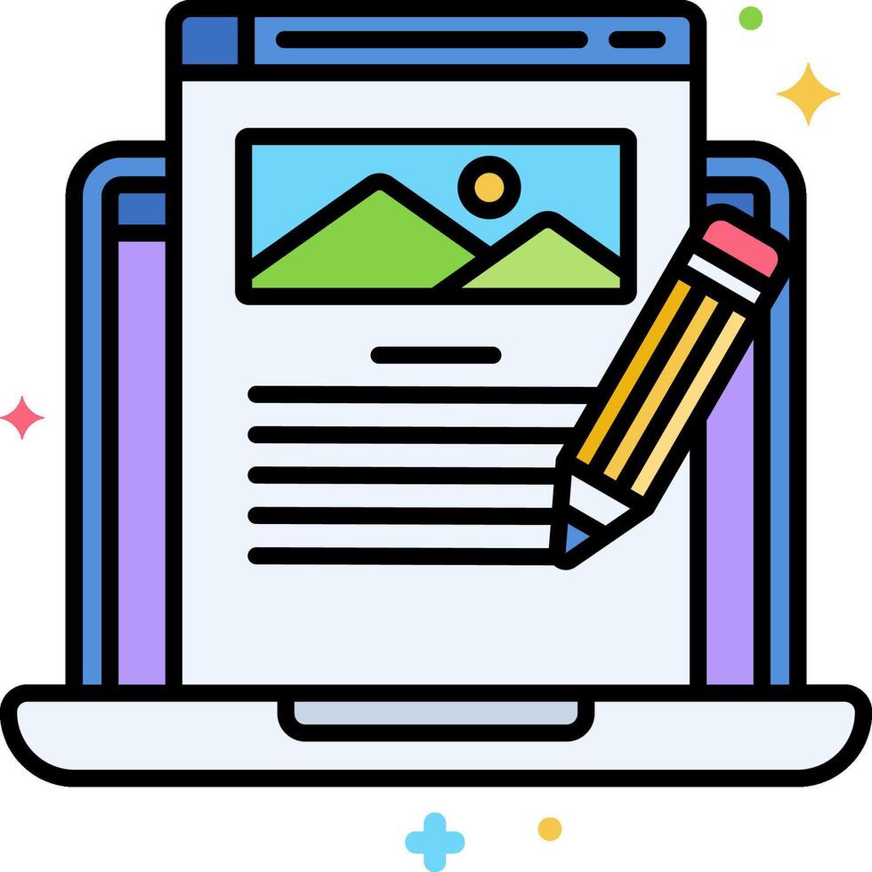 How to create a website with wordpress vector