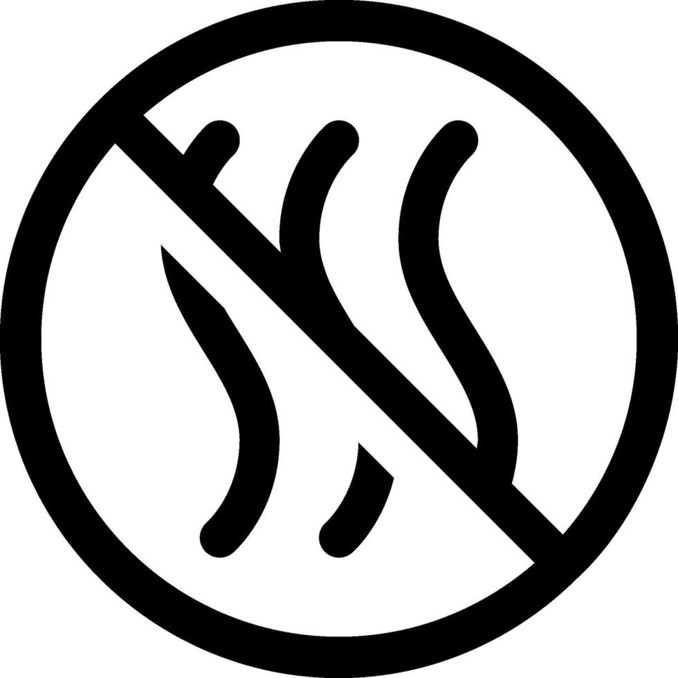 No smoking sign with a black and white image vector