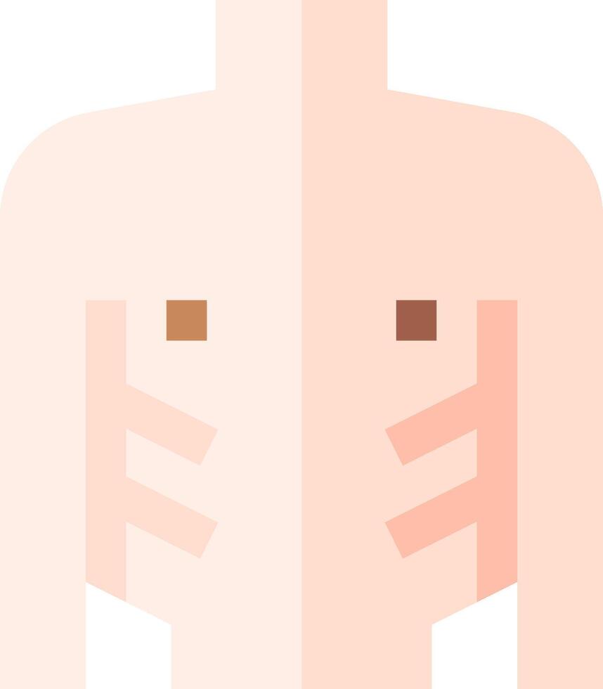 A man with a tattoo on his chest vector