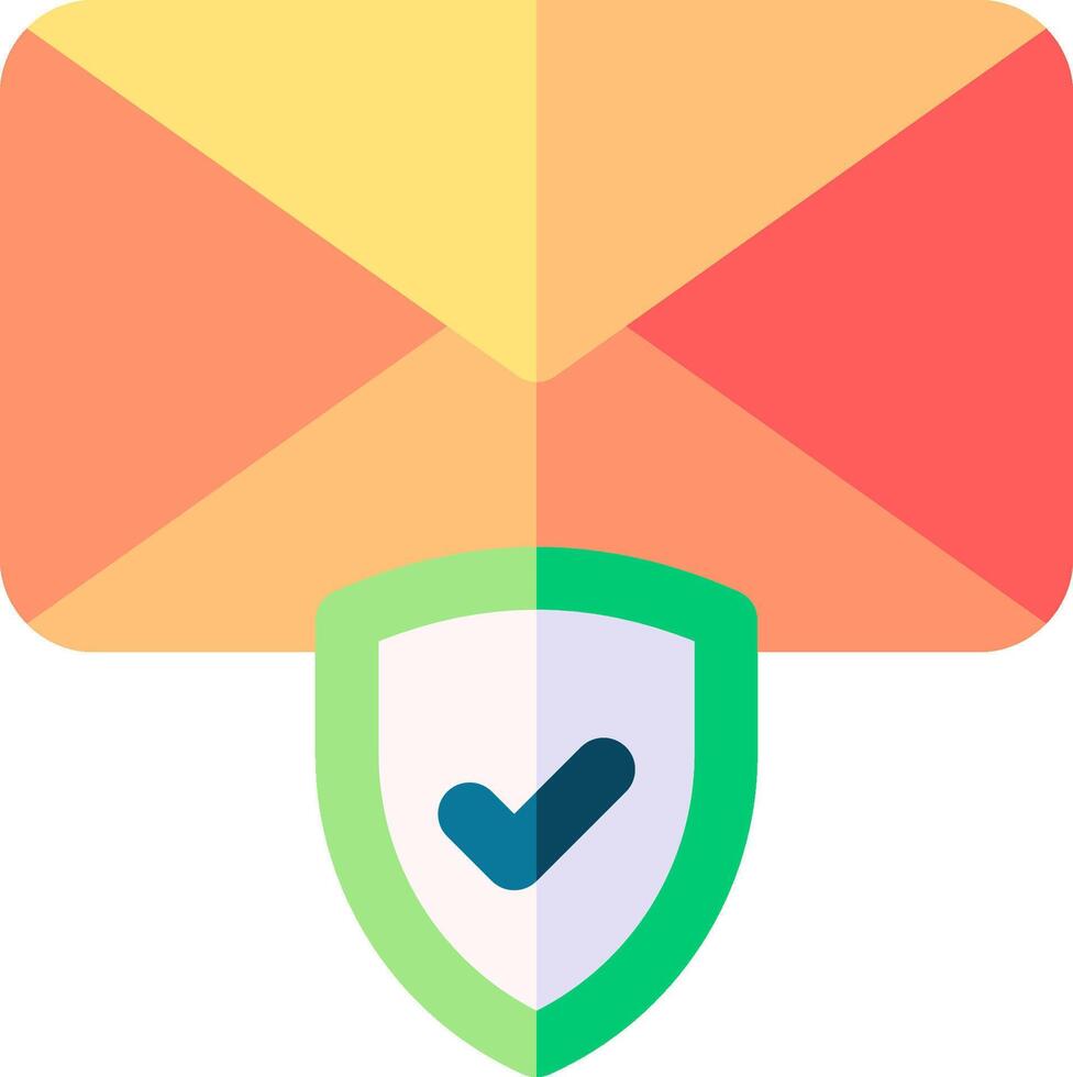 Email security icon vector