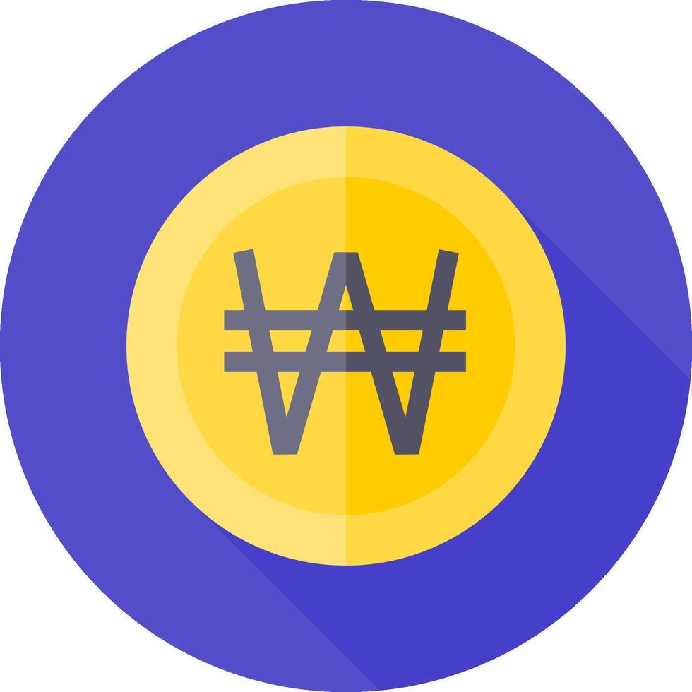 A flat icon with the symbol for w vector