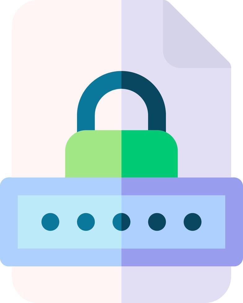 A padlock icon on a white background vector