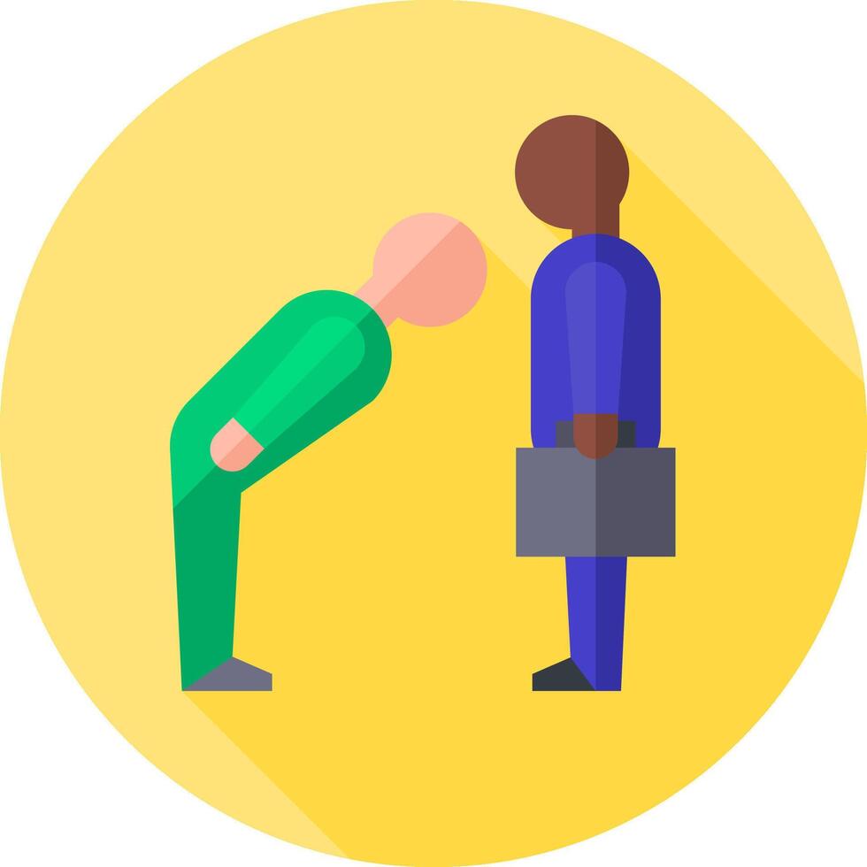 A man is bending down to pick up a briefcase vector