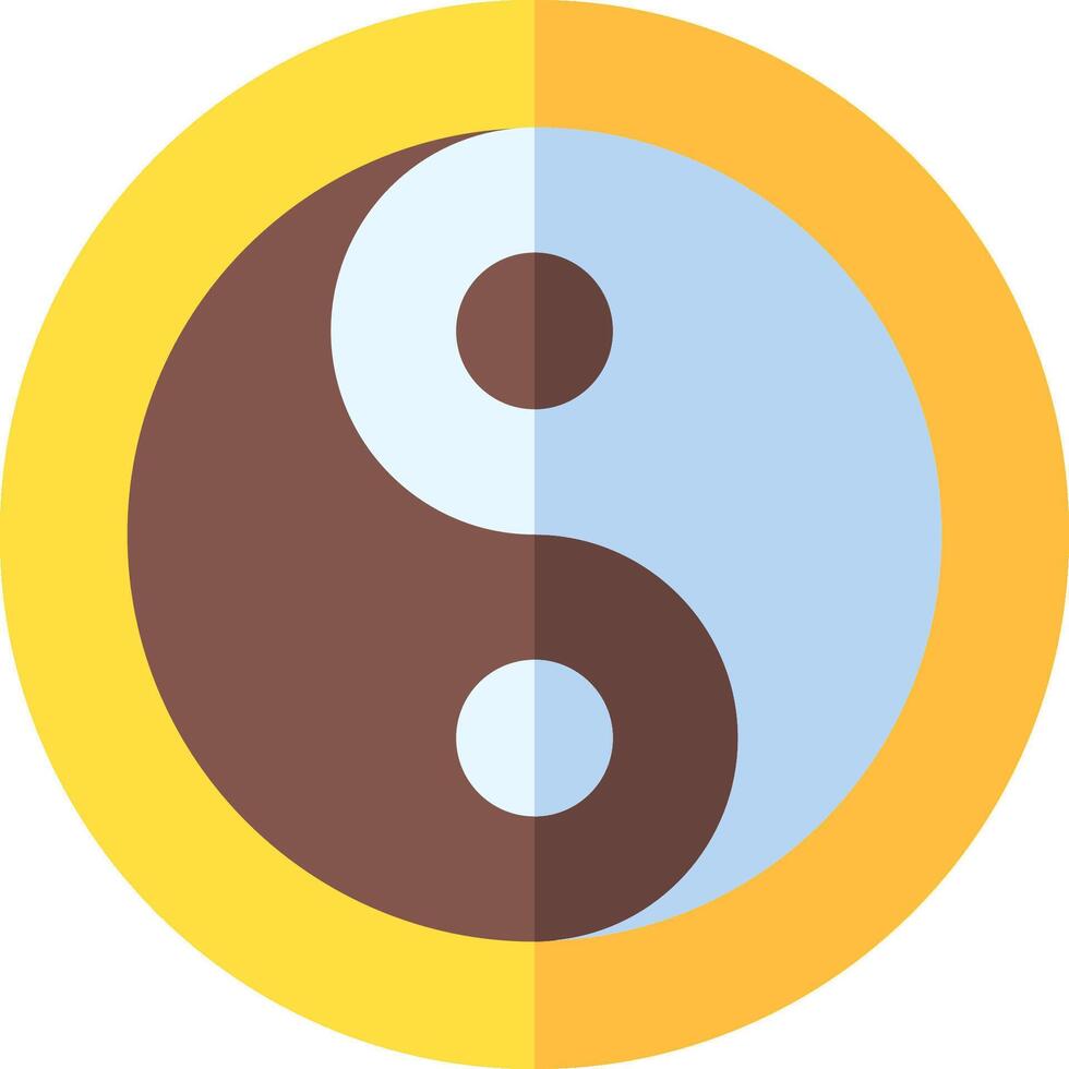 Yin yang symbol vector