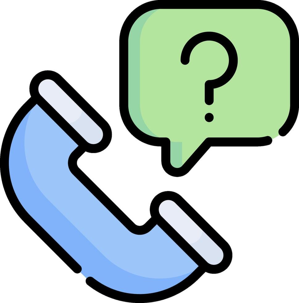 Phone call icon vector