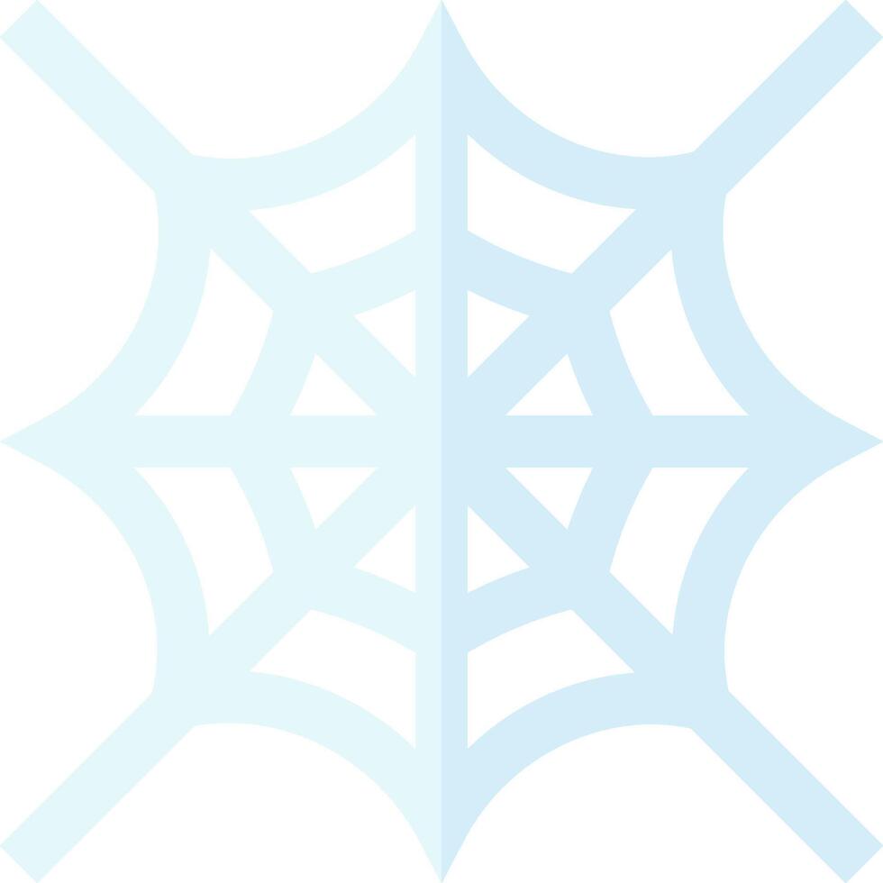 A spider web with a blue background vector
