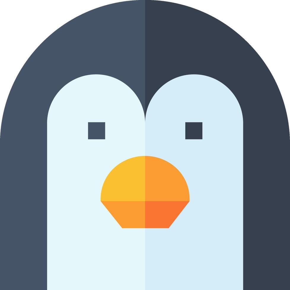Penguin icon illustration vector