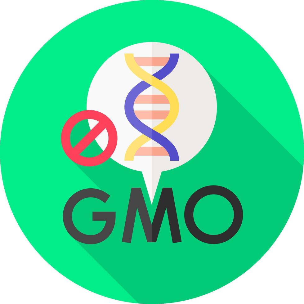 Gmo-free food and drink vector