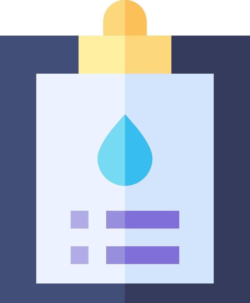 A bottle of water with a drop of water on it vector