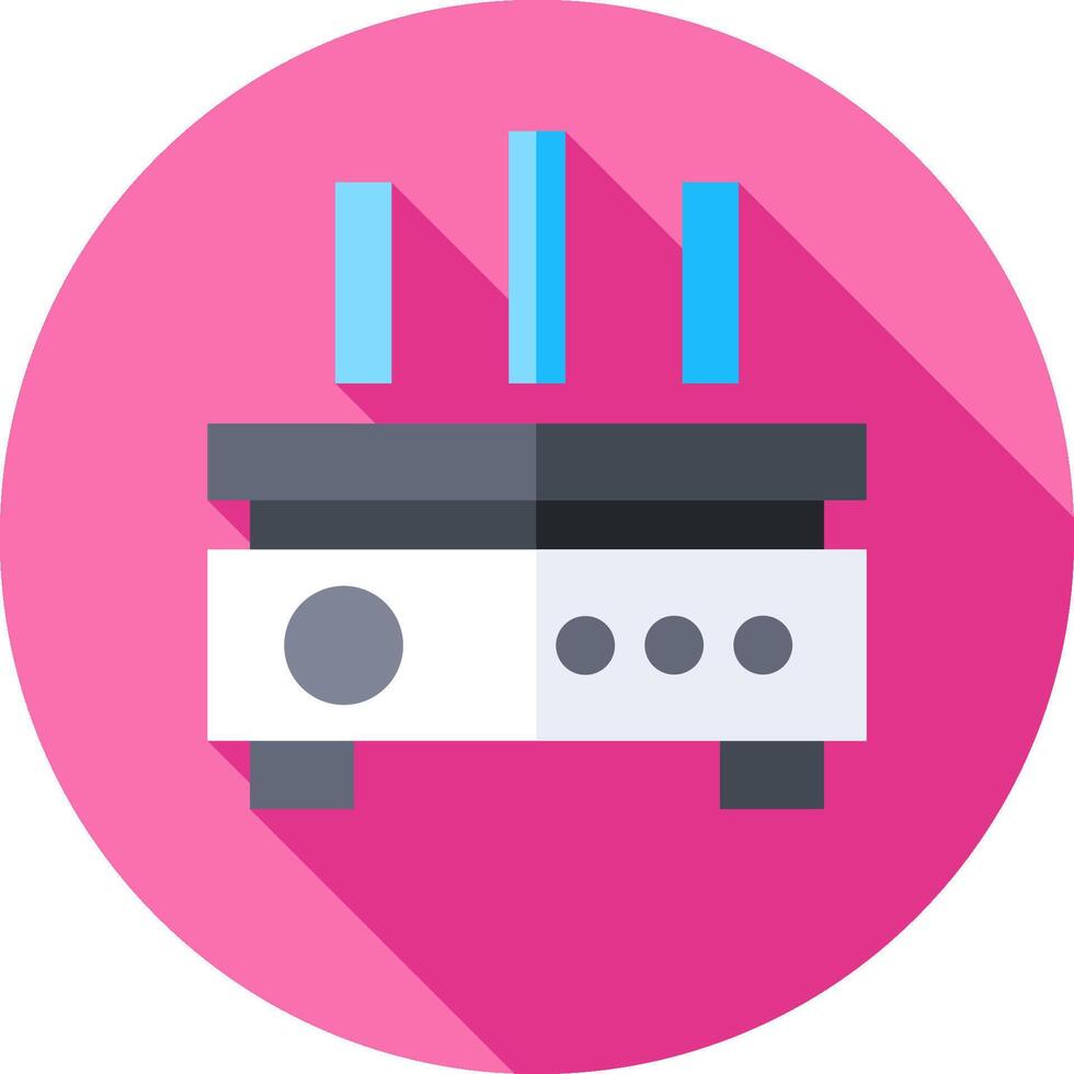 A flat icon of a stereo speaker vector