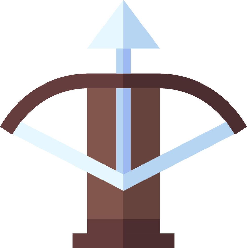 An arrow pointing up and down on a wooden post vector