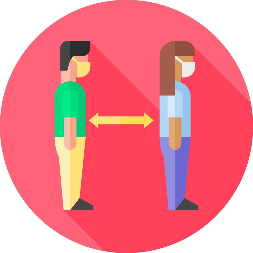 A man and woman are standing next to each other vector