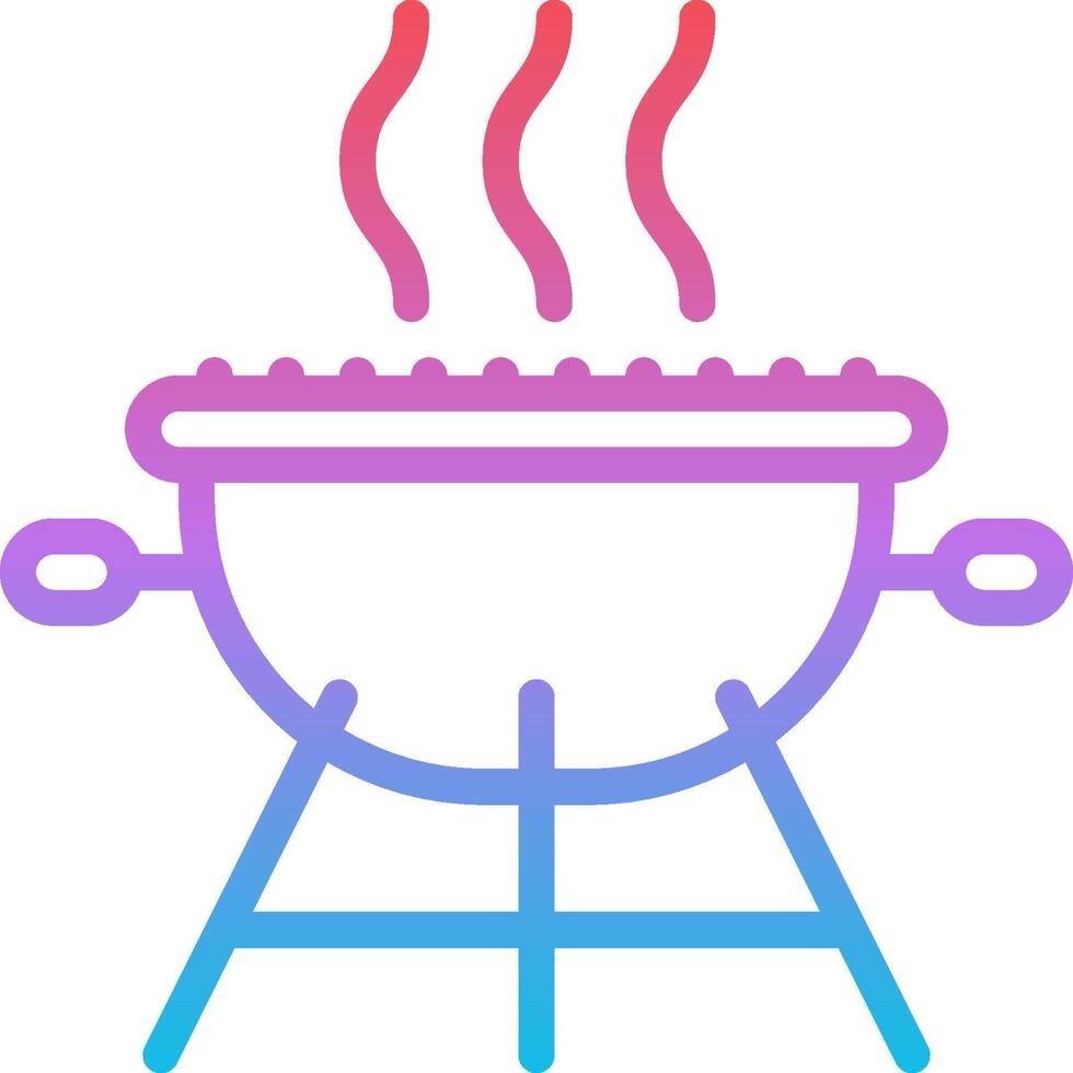 Bbq grill icon vector