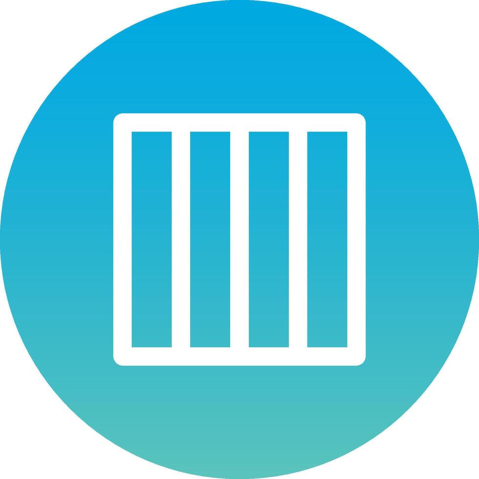 A blue circle with a barbed wire icon vector